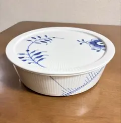 ロイヤルコペンハーゲン ブルーフルーテッド メガ クッキージャー