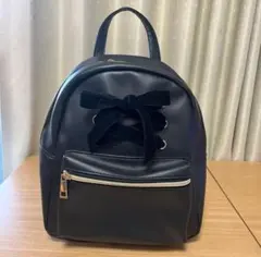 WEGO ミニリュック 黒リボン付きのサムネイル