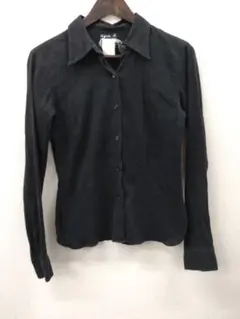 (11) agnès b. ブラック長袖シャツ