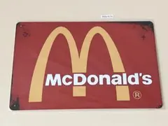 McDonald's レトロ広告 ブリキ看板