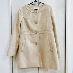 anySiS ベージュ ロングコート