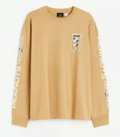 PEANUTS スヌーピー DJ ロングスリーブTシャツ　H&M
