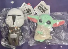 スターウォーズ　ちょっこりさん　グローグー　マンダロリアン 2点セット