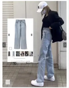 フレアデニムパンツ ライトブルー [cu166] GRL