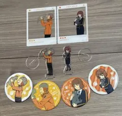 ワールドトリガー アクリルカード　アクリルぷちスタンド　缶バッジ　猫ver.