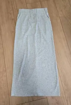 DISCOAT ディスコート リブカットナロースカート XS