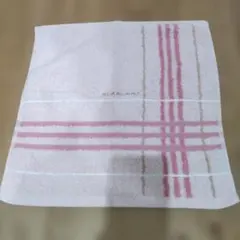 BURBERRY フェイスタオル ピンクストライプ34cm✕34cm