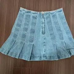 ZARA デニム プリーツスカート M