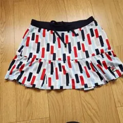 FILA ストライプ柄 フリルスカート