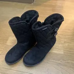 le coq sportif ブラックスエードブーツ