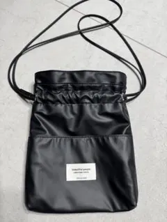 ぷりん様専用【beautiful people】2WAYレザー巾着バッグ