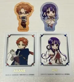 地縛少年花子くん2 クリアフォトカード　ダイカットクリアステッカー　4種セット