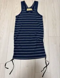 TOGA PULLA ボーダータンクトップ M ネイビー