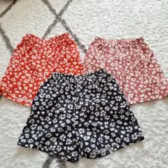 ★☆キュロット3枚組　ポケットなし　サイズ120☆★