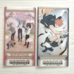 ハイキュー ビジュアルクリアチケット 日向翔陽 影山飛雄 梟谷 まとめ売り