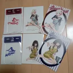 リコリスリコイル アクリルスタンド ポストカード 錦木千束 たきな ペインター