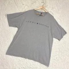 『トミーヒルフィガー』（XL）フラッグタグ 90s USA製 半袖Tシャツ