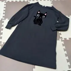 H＆M　猫 ワンピース　１４０　美品