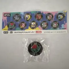 くら寿司ビッくらポンBT21 アクリルステッカー TATA