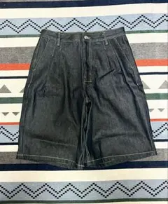 【ZARA】【新品未使用】リラックスフィットデニムバミューダパンツ EU42