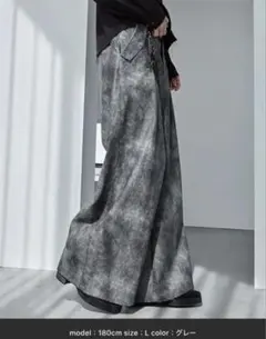 【Spielio】ヴィンテージライクワイドフレア合皮パンツ