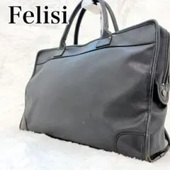 Felisi フェリージ 切り替え ビジネスバッグ 1882/1 黒 レザー Felisi フェリージ 切り替え ビジネスバッグ 1882/1 黒 レザー - メルカリ