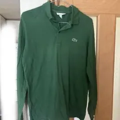 LACOSTE CLASSIC FIT 長袖ポロシャツ US XS グリーン