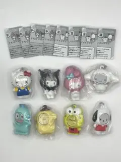 【新品】サンリオキャラクターズ フォトフレームマスコット 全8種コンプセット