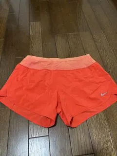 ナイキ ランニングパンツ M オレンジ DRI-FIT インナー付 レディースのサムネイル