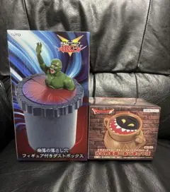 光る貯金箱 あくまのつぼ 奈落の落とし穴　フィギュア付きダストボックス セット