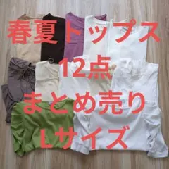 【春夏トップス 12点まとめ売り】新品未使用！！Lサイズ