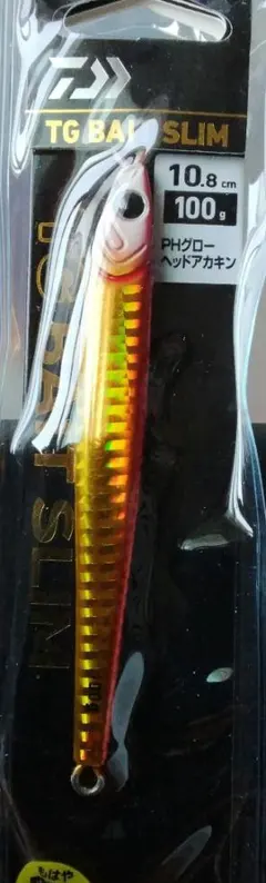 Daiwa TG BAIT SLIM 100g PHグローヘッドアカキン