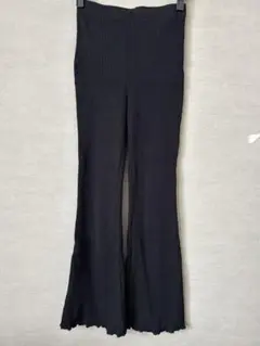 リブパンツ カジュアルパンツ