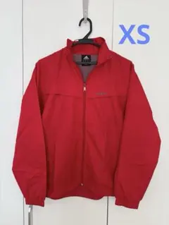 adidas ナイロンジャケット 赤 XS ジュニア150〜160