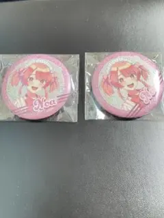 からぴち　のあ　ダイナー缶バッチ2個