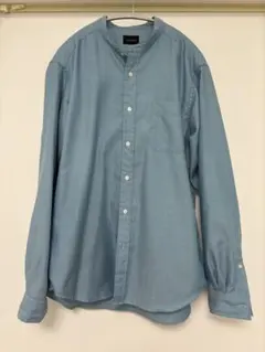 green label relaxing 水色 ボタンダウンシャツ