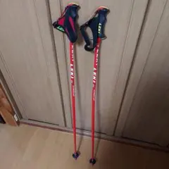 LEKI スキー用ストック レッド