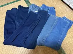 デニムパンツセット 4点