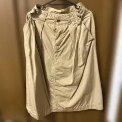 MHL. マーガレットハウエル コットンスカート ベージュ ロングスカート