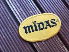 【70's midas ホイール ワッペン】ミダス ホットロッド ビンテージ