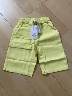 ☆新品未使用　ブランシェス　半ズボン　イエロー　130cm☆