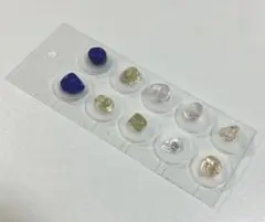 耳ツボアクセサリー　耳ツボジュエリー　天然石　パワーストーン　シルバー粒　10粒