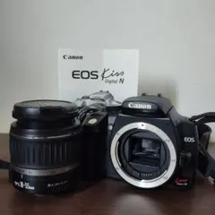 キヤノン Canon EOS Kiss デジタルN 一眼レフカメラ レンズセットのサムネイル