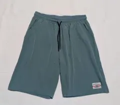 〈美品〉ショートパンツ XL L 青緑 ウエストゴム ハーフパンツ LL メンズのサムネイル