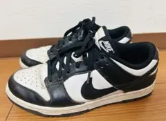 【良品】NIKE ダンク LOW ホワイト/ブラック(パンダ) 26cm 即発送