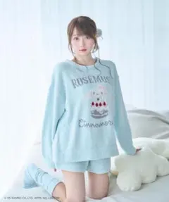 Cinnamoroll collab marshmallow knit set