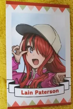 エデン組 登頂記念 チェキ レイン・パターソン