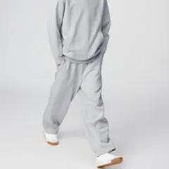[新品] ユニクロ スウェットワイドパンツ GRAY