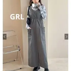 GRL ミリタリージャンパースカート　オーバーオール