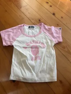 A BATHING APE 半袖Tシャツ ピンク　ピチTのサムネイル